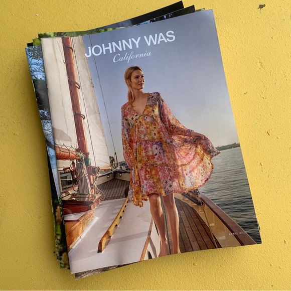 JOHNNY WAS catalog collection 2021-2023 12 magazines paper reading fashion OS - Picture 13 of 16